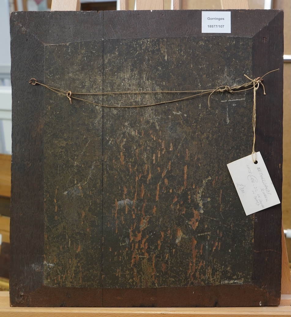 Dutch School, late 18th / early 19th century, A portrait of a musician playing a mandolin